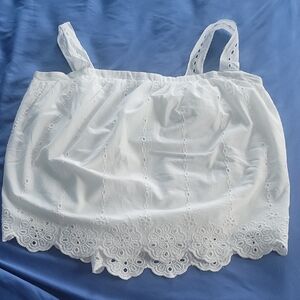 Maurices White Ruffled Blouse